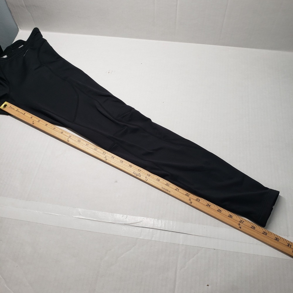 Nike Tech Running Leggings Womens XS Black Reflective Ankle Zip Workout Athletic - Picture 7 of 16